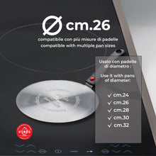 Carica l'immagine nel visualizzatore di Gallery, Adattatore per Induzione con Manico Removibile Ø26 cm - olympia-store.it