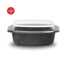 Carica l'immagine nel visualizzatore di Gallery, Casseruola Rettangolare con Coperchio Hard Cook Alluminio Pressofuso 33x22 cm cap.6 Lt. - olympia-store.it