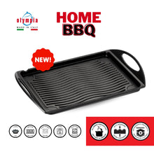 Carica l'immagine nel visualizzatore di Gallery, PLANCHA GRILL 34x26 DIAMANT PLUS INDUCTION - Olympia Italian Premium Cookware