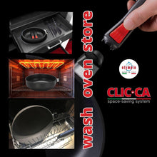 Load image into Gallery viewer, PIASTRA CM.30 CLICCA COOK con manico rimovibile - Olympia Italian Premium Cookware