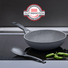 Carica l'immagine nel visualizzatore di Gallery, CASSERUOLA 1 MANICO ROCKER PLUS INDUCTION CM.16 - Olympia Italian Premium Cookware