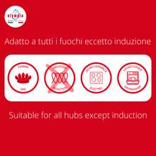 Load image into Gallery viewer, SET 8 PZ HARD COOK ( prezzo e disponibilità su richiesta) - Olympia Italian Premium Cookware