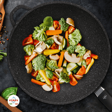 Carica l'immagine nel visualizzatore di Gallery, WOK HARD COOK CM.32 - Olympia Italian Premium Cookware