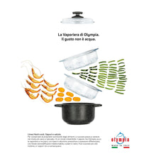 Carica l'immagine nel visualizzatore di Gallery, VAPORIERA HARD COOK - Olympia Italian Premium Cookware