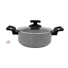 Carica l'immagine nel visualizzatore di Gallery, CASSERUOLA CON COPERCHIO ROCKER CM.24 - Olympia Italian Premium Cookware