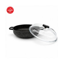 Cargar imagen en el visor de la galería, Cacerola Baja con Tapa Hard Cook Aluminio Fundido
