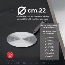 Carica l&#39;immagine nel visualizzatore di Gallery, Adattatore per Induzione con Manico Removibile Ø22 cm - olympia-store.it
