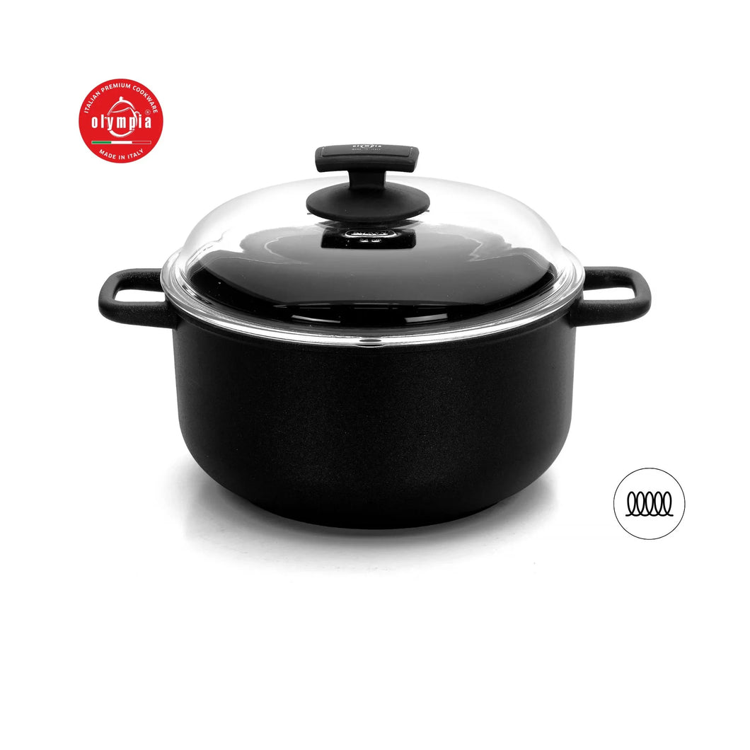 Casseruola con Coperchio Diamant Plus Induction Alluminio Pressofuso - olympia-store.it