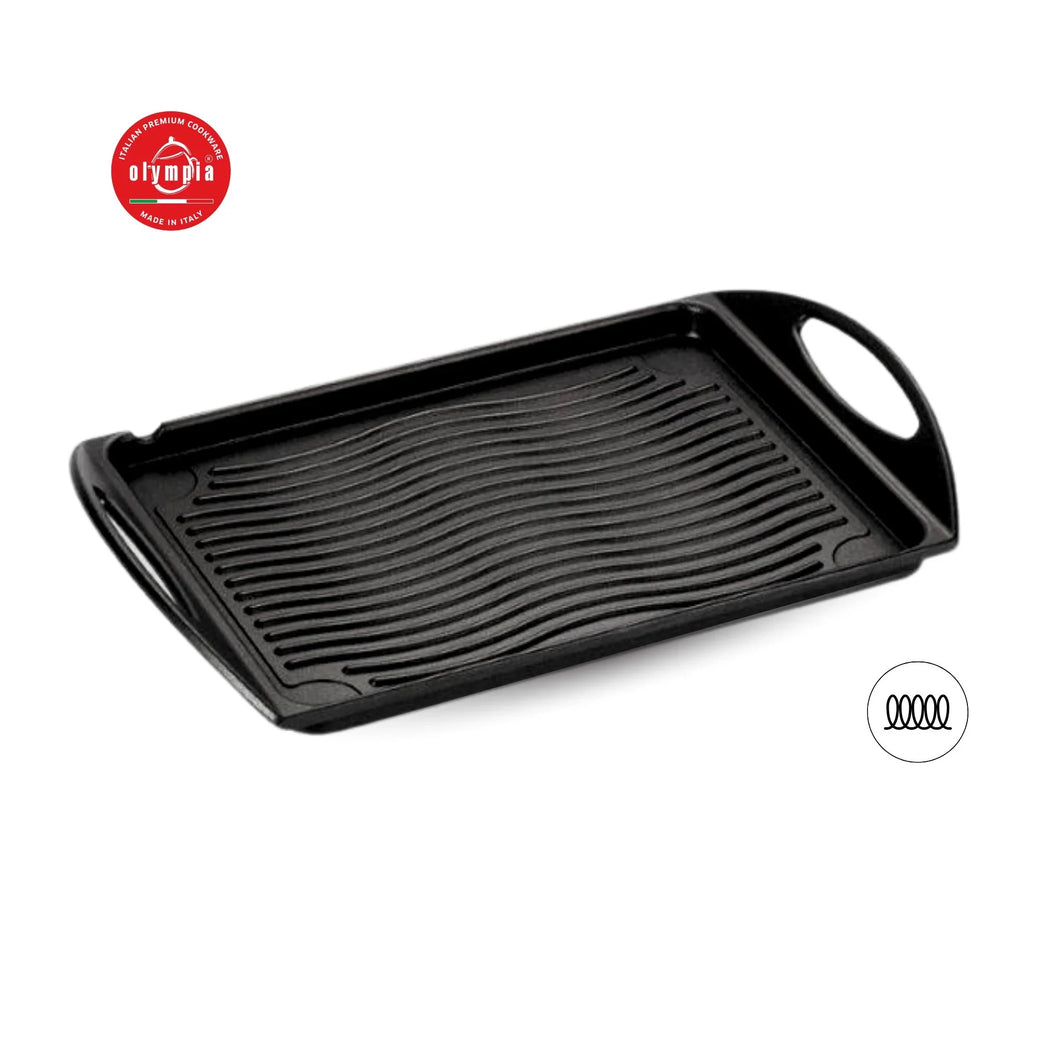 Plancha Grill Diamant Plus Induction Alluminio Pressofuso 34x26 cm - olympia-store.it
